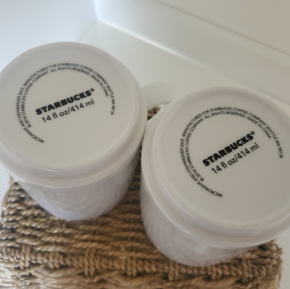 Starbucks Seattle coffee mugs, set of 2, 14 Oz each - Picture 2 of 6